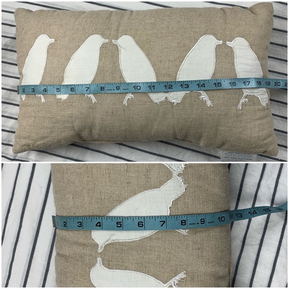 ❌SOLD❌ 5 Birds Farmhouse Lumbar Throw Pillow - Picture 8 of 8